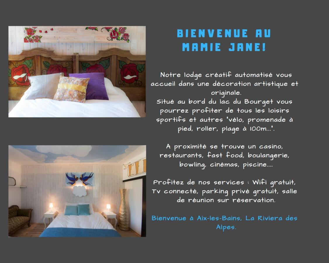 Hotel Mamie Jane Co-Munity Aix-les-Bains Exterior foto